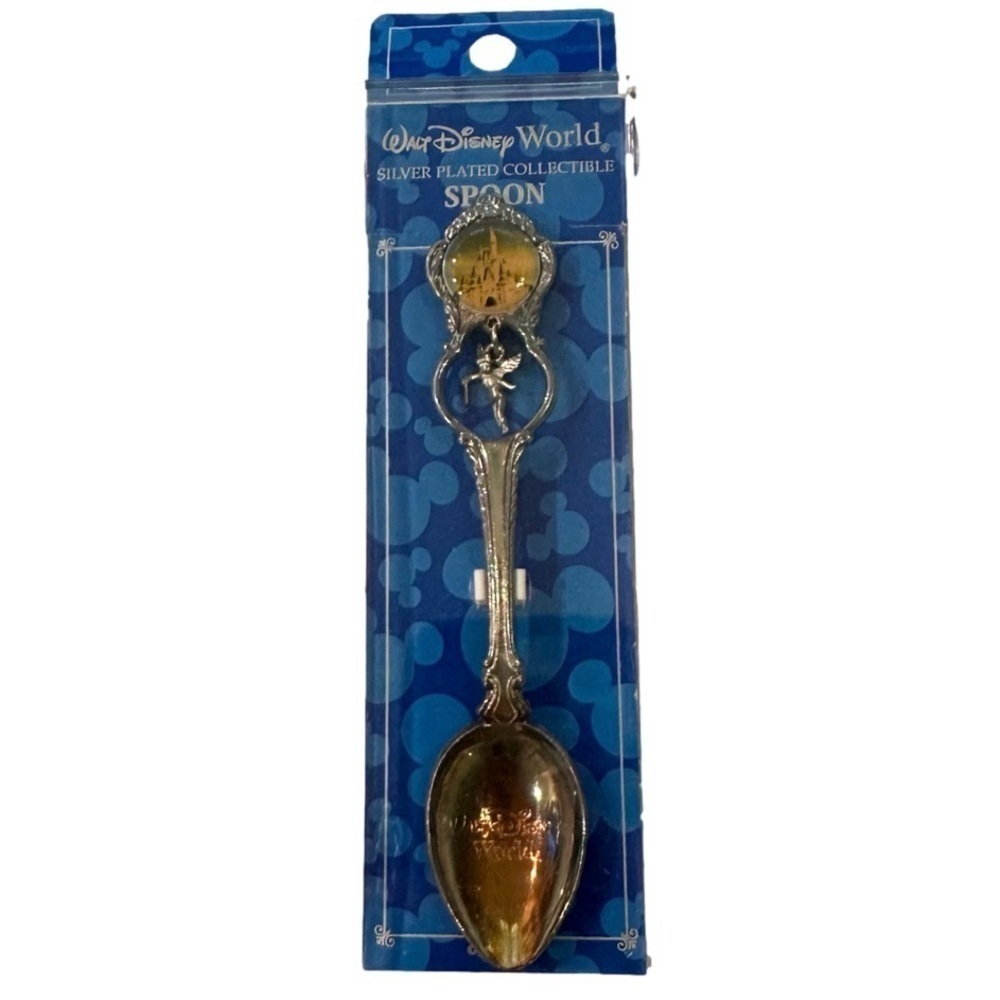 VTG Walt Disney World Tinker Bell Silver Plated Decorative Spoon *original case